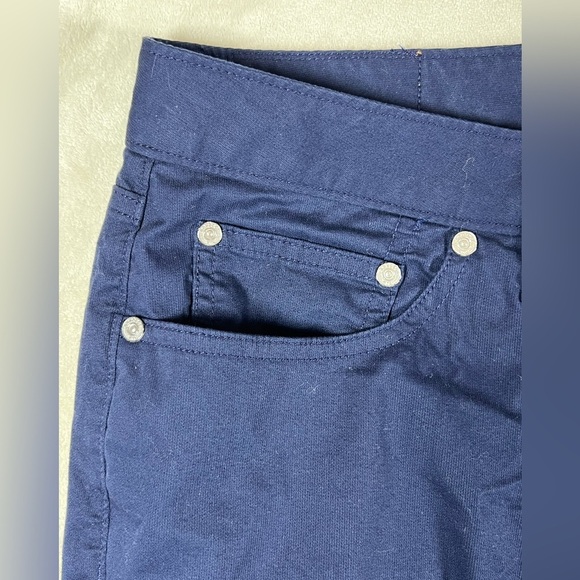 Bonobos Athletic Fit 34W 32L 5 Pocket Navy Jean Chino Slacks EUC - Picture 3 of 12